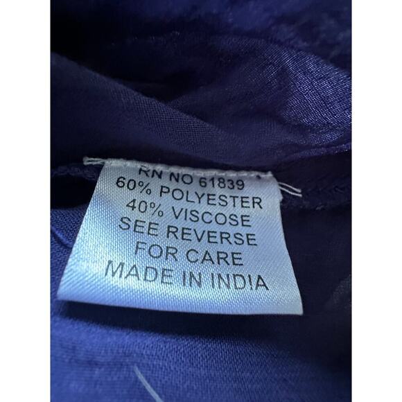 New without Tags ! Roberta‎ Freymann Hazel Top Navy Women size XS - Picture 9 of 11